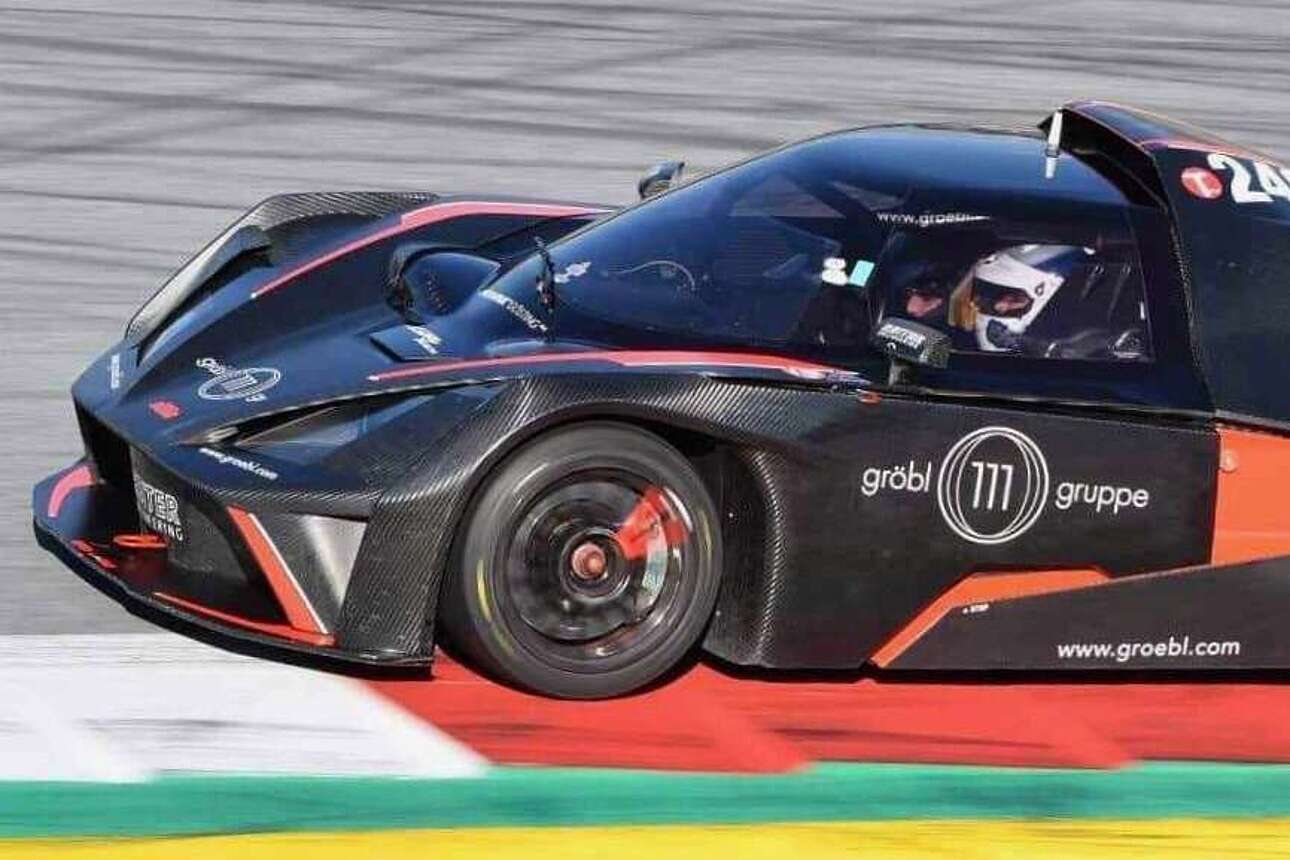 Werner Gröbl auf der Strecke im x-bow