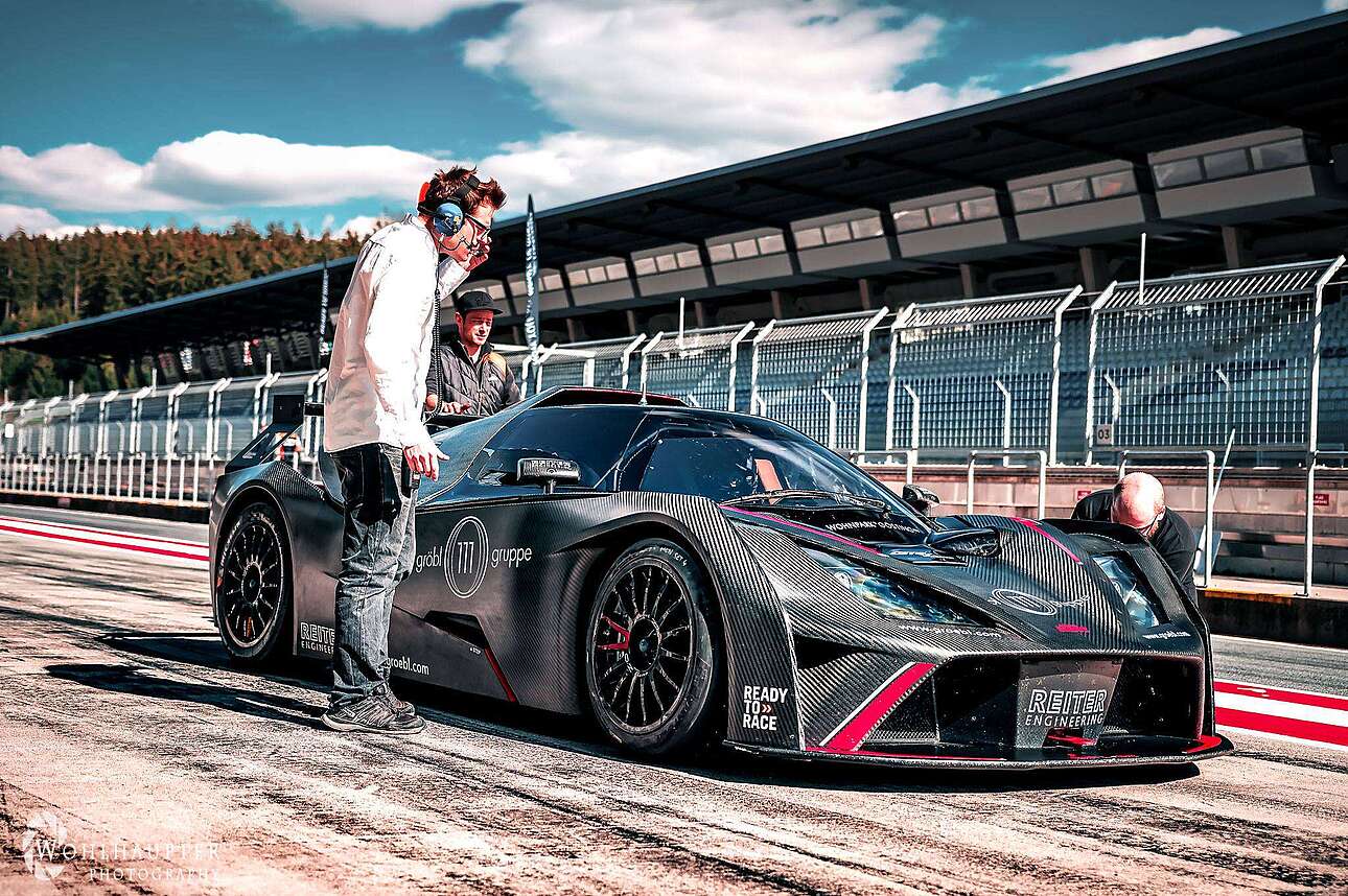 Der Gröbl x-bow kurz vor dem Start